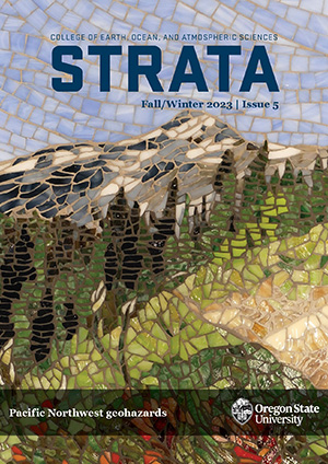 Strata cover showing mosaic of forested mountain