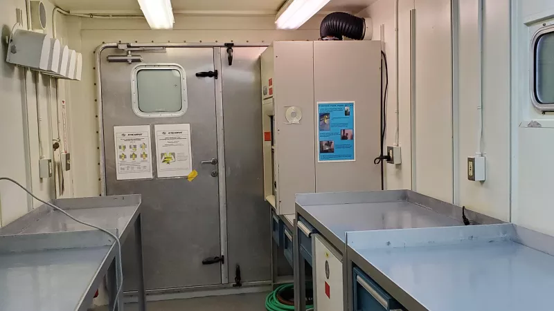 Third interior view of the GP-1 van