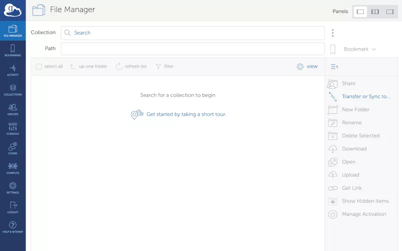 Globus File Manager