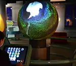 OmniGlobe and person controlling it