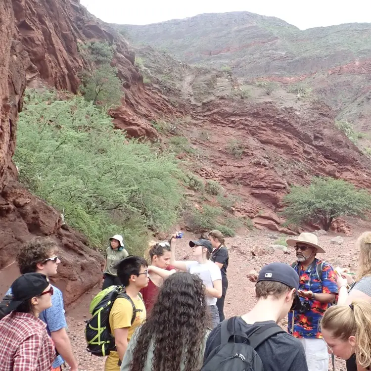 Geology club field trip