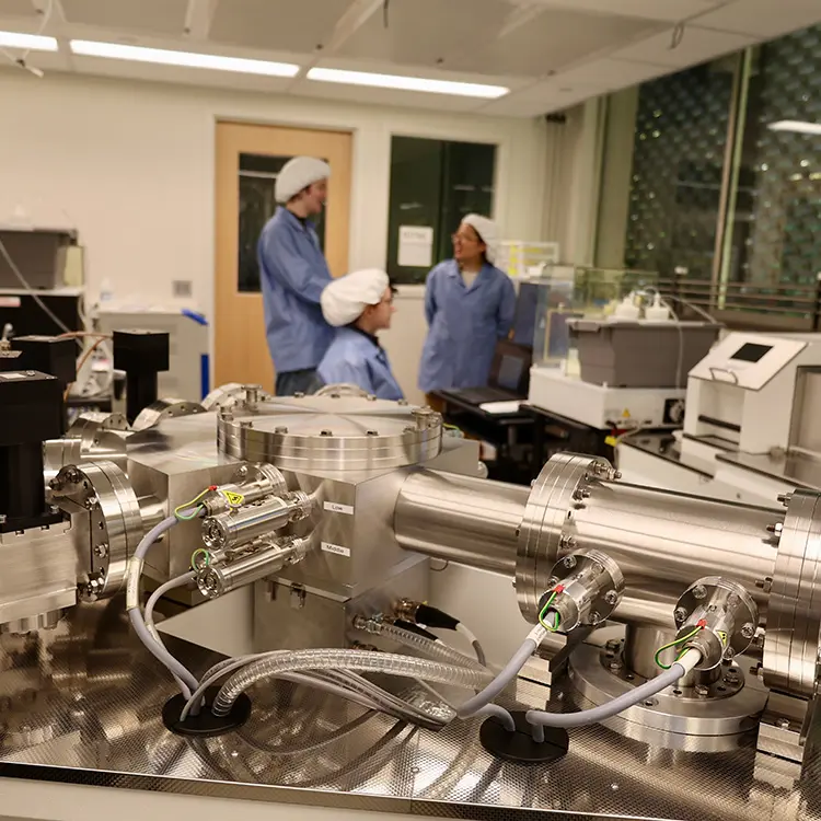 two people working in a lab