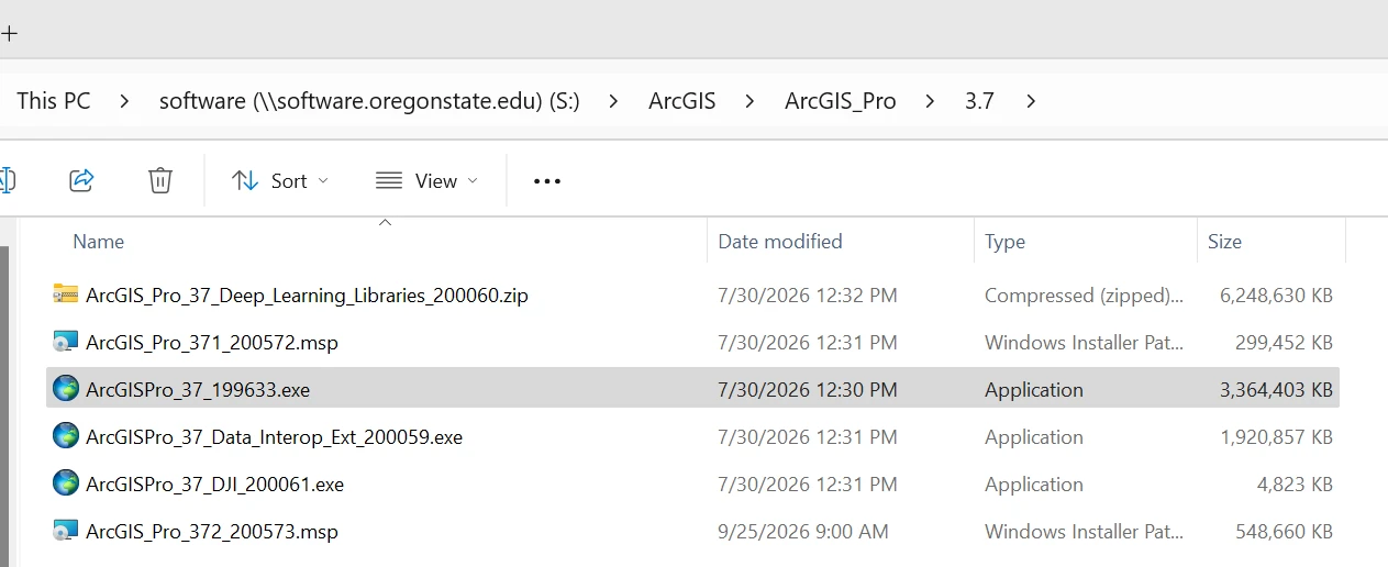 Fall 2026 Software Directory ArcGIS