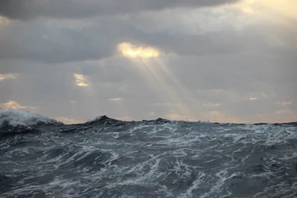 stormy ocean
